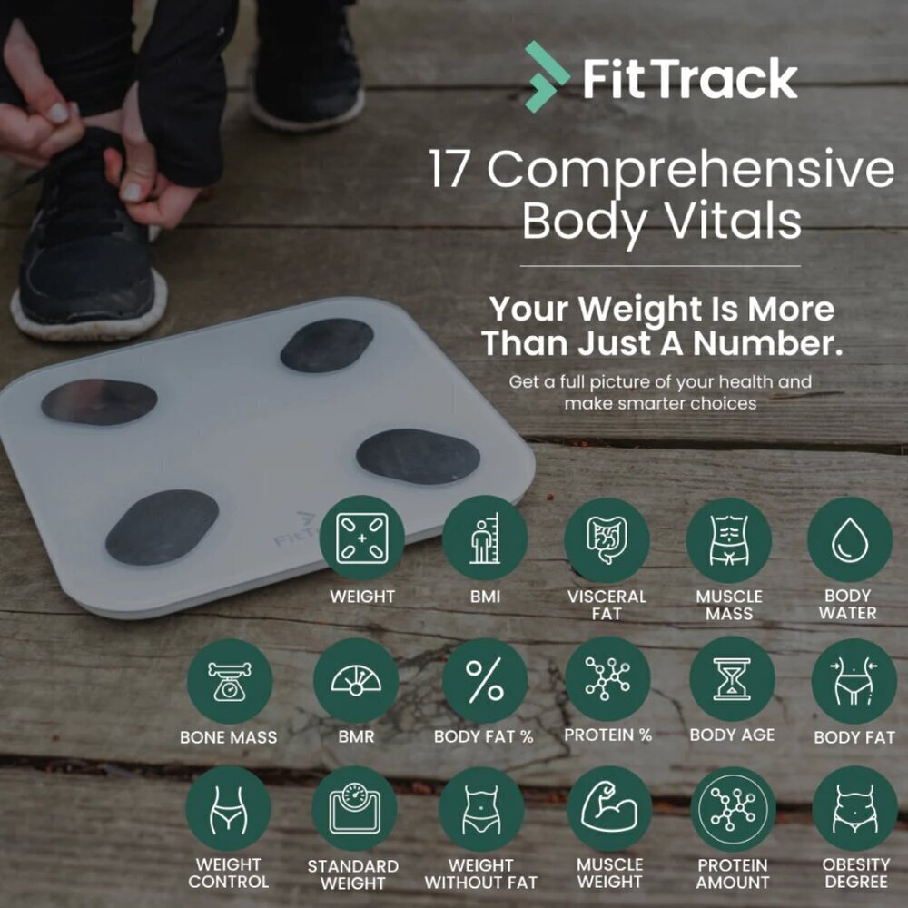 Lose it!  FitTrack Dara 1.0 Smart Scale - Like New - Picture 3 of 4